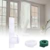 Portable Air Conditioner Window Sealing Kit AC Sealing Cloth Set Energy Saving Flexible Portable Air Conditioner Accessory For