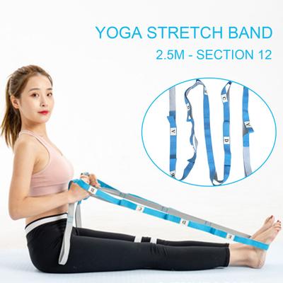 Çok Döngülü Yoga Germe Kayışı Aşınmaya dayanıklı Elastik Olmayan Fizik Tedavi Streç Bant Bacak Streç Kayışı