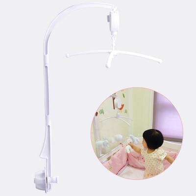 Baby Toys White Rattles Bracket Set Infant Mobile Bed Bell Holder Arm Baby Rattles Developing Toy