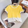 ZANZEA Womens Casual Crochet Patchwork Summer Short Sleeve T-Shirts