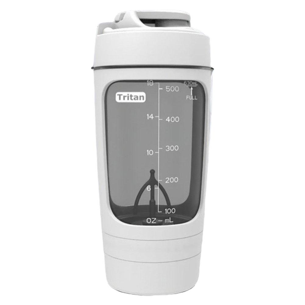 Electric Protein Powder Mixing Cup Rechargeable Automatic Shaker Bottle Made with Tritan Portable Mixer Cup for Protein Shakes белый