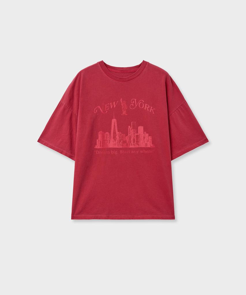 Baniswimeonteu Pigment Tee_Red
