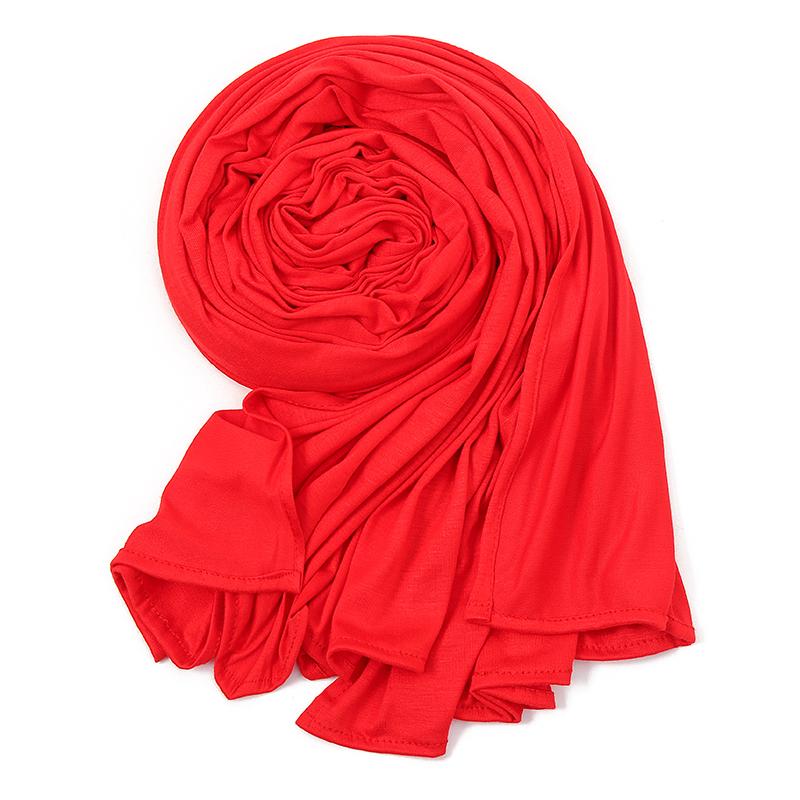 

Premium Cotton Inner Hijab Modal Jersey Scarf Women Long Shawls One Loop Instant Hijab Muslim Women Solid Color Turban Headband