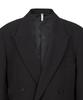 West Grand Boulevard Libre Oversized Wool Blended Double Blazer Black
