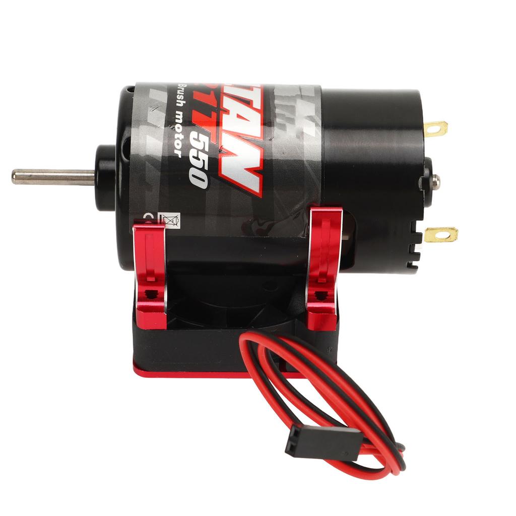 550 Brushed Motor 21T Low Noise Heat Dissipation RC Car Brushed Motor for SCX10 90046