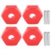 104001‑1871 Aluminum Alloy Combiner Wheel Hub Hex Coupler for Wltoys 104001 RC Car PartsRed