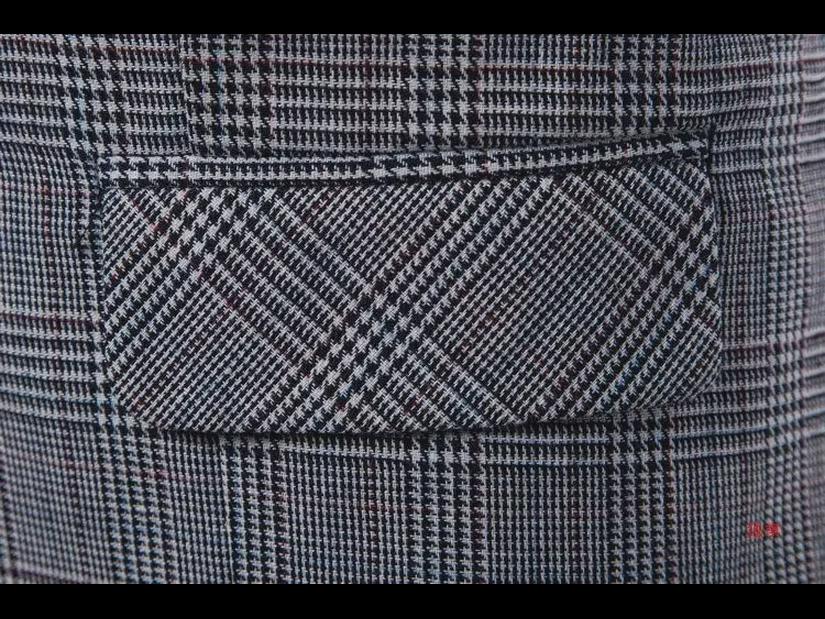 Spring & Autumn Men's Double-Breasted Plaid Suit Vest - Korean Slim Fit