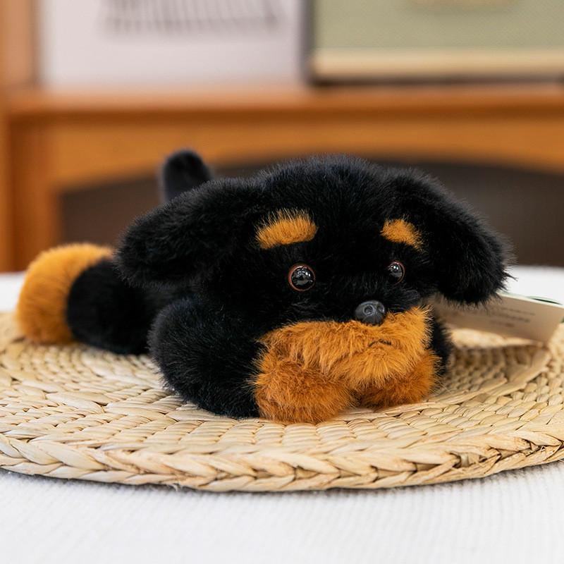 Soft Plush Dog Toy Stuffed Animal With Pp Cotton Filling For Kids Gift Decor
