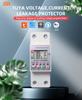 WiFi Smart Circuit Breaker with Over/Undervoltage Protection, Tuya App Control, Auto Reclosing, and Prepayment Electric Meter.