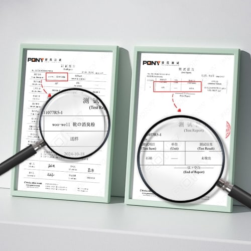 woo-well Shoe Deodorizing Powder, Foot Odor Control, Natural Ingredients, Fragrance-Free, Lasts Up to 6 Months with 7-Day Use, Shoe Cabinet Deodorizer