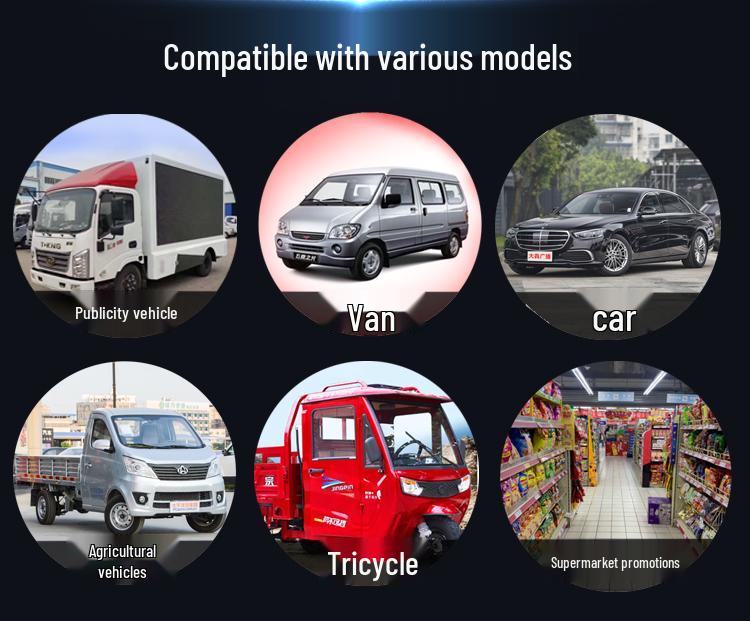 Smart Remote Control Car Roof Speaker with Ceiling Mount for Advertising and High-Pitch Sound Amplification