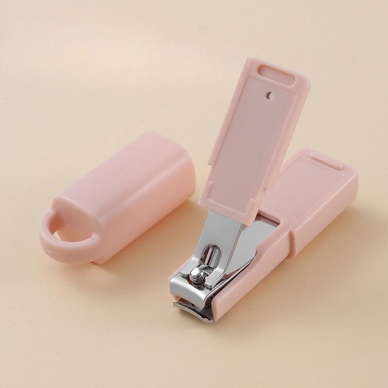

1pc Portable Mini Nail Clipper Set with Keychain, Multi-Functional Splash-Proof Nail Clippers for Home Use – Essential Manicure