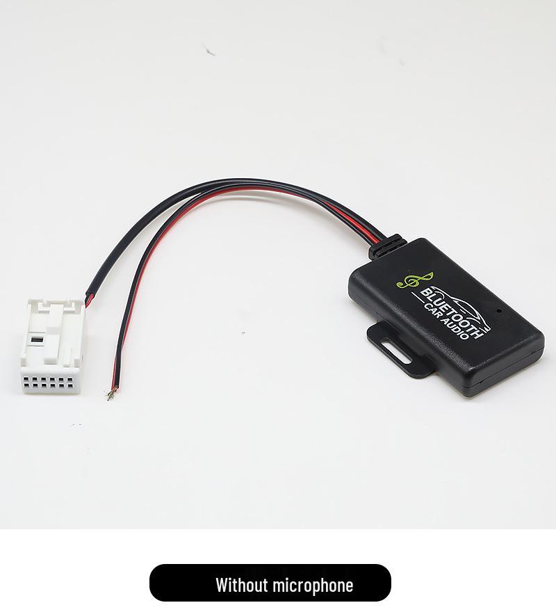 Compatible Peugeot Citroen RD4 Bluetooth AUX Audio Cable 12-Pin Plug Radio Adapter