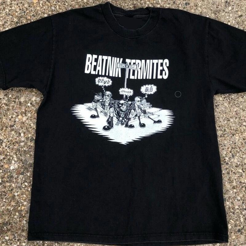 

Vintage 1998 Beatnik Termites Pop Punk Rock Band T-Shirt AE34 M