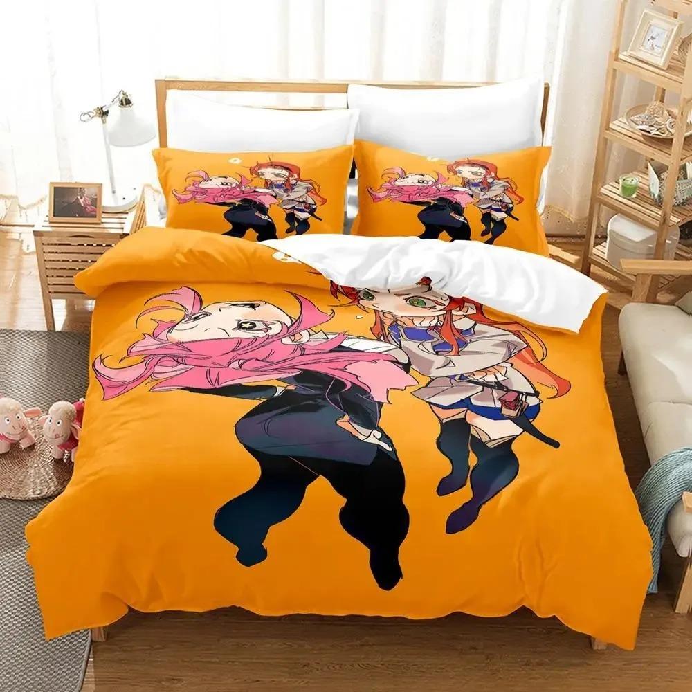 Comforter The Vampire Dies In No Time 2 Bedding Set Cartoon Anime Adult Kid Bedroom S 3D Print Kawaii Anime