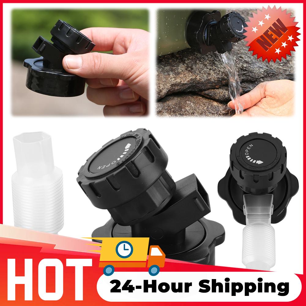 1/2 PIÈCES Robinet de remplacement universel pour seau d'eau pour camping extérieur, réservoir d'eau de camping-car avec accessoires de tuyau d'eau d'extension