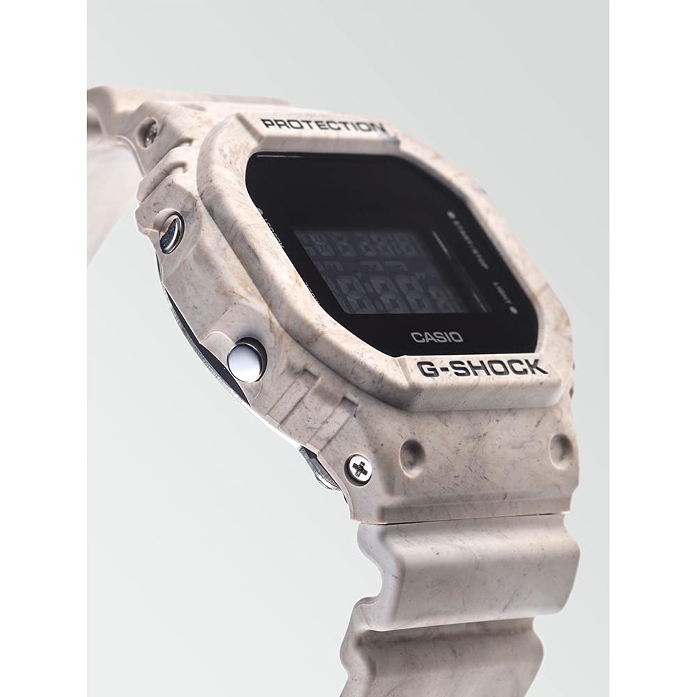 Casio G-SHOCK Quartz Watch DW-5600WM-5ER Gray Stripe Plastic Strap Men's 24