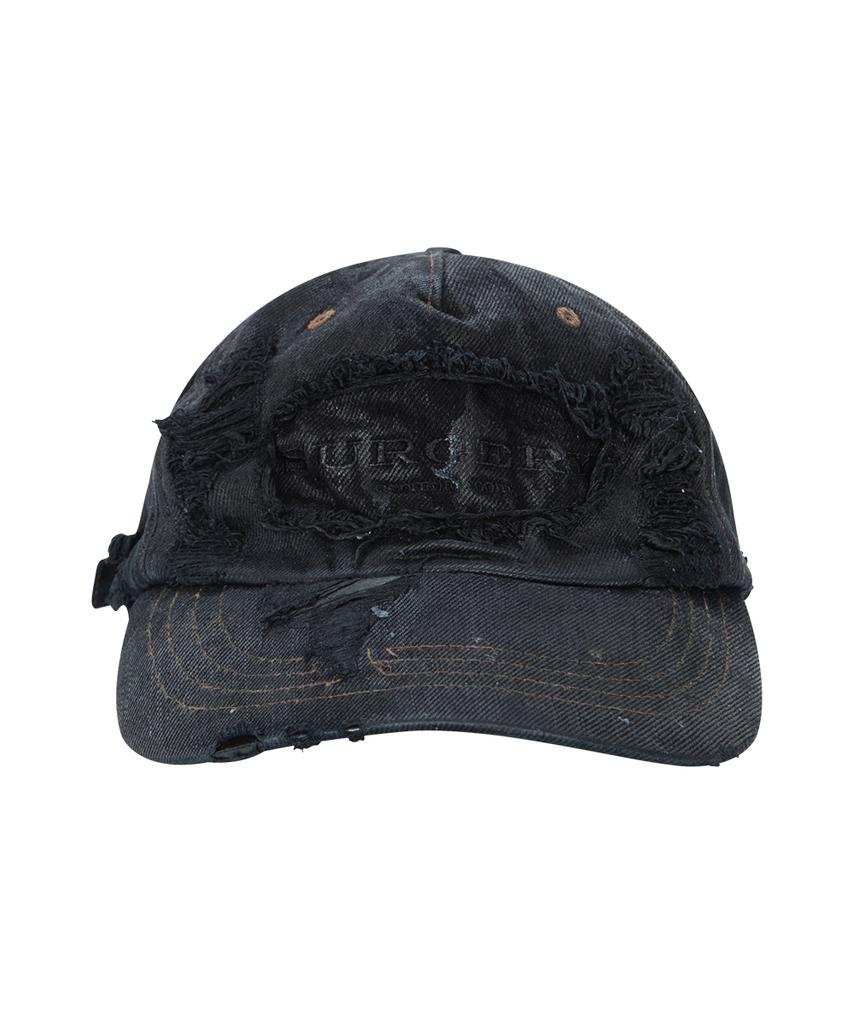 SURGERY Distressed Denim Cap Wax Coating