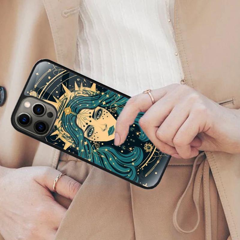 Horoscope Astrology Virgo Libra Queens Magnetic Phone Case For APPLE iPhone 17 Air 16 14 13 12 Pro Max 15 Plus MagSafe Cover