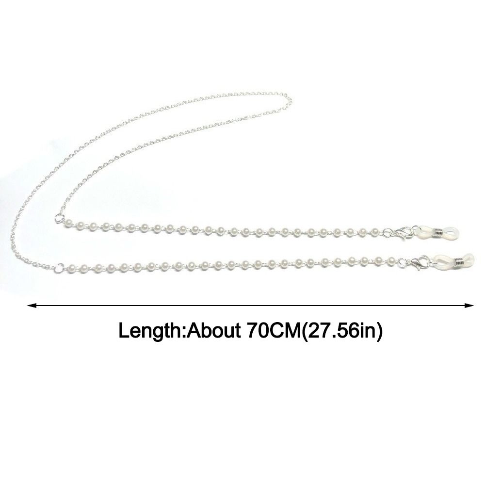 Fashion Flower Beads Eyeglass Holder Handmade Necklace Nonslip Mask Lanyard Anti Drop Glasses Chain Eye Accessories