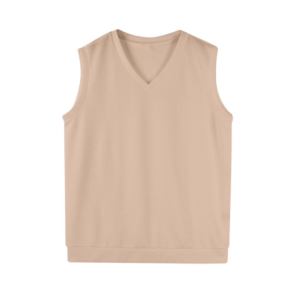 Men's V-neck Vest Sleeveless Knitted Pullover