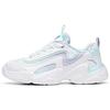 Life Collection Chunky Sneakers Women's Low Top White/Glacier Blue/Light Purple 92938862-10