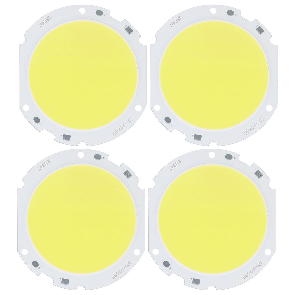 4PCS 75mm Round COB Lamp Bead High Power LED Chip 24W/72?82V for DIY Lamp Indoor Light Source