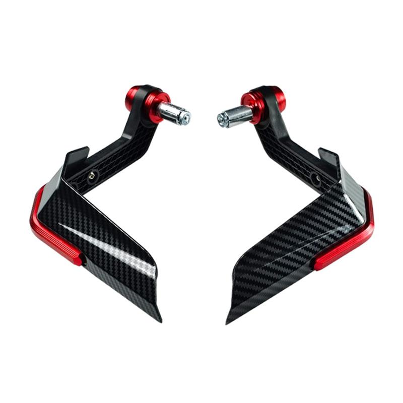 

Motorcycle Handle Hand Guards Wind Protector Brush Bar Decoration Universal Grip Protect Cover Handlebar Handguard красный