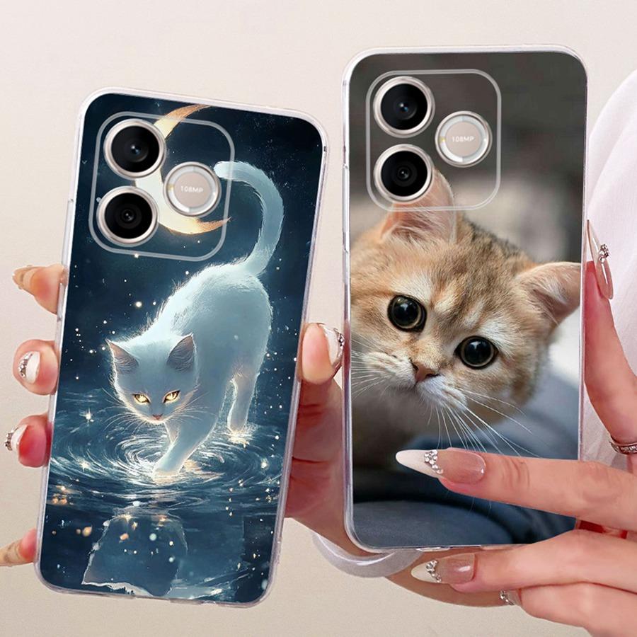 For Honor 600 Lite Phone Case LNA-NX1 Back Cover Cute Cat Cartoons Printing Soft Silicone Shell Honor 500 Smart 600lite Funda