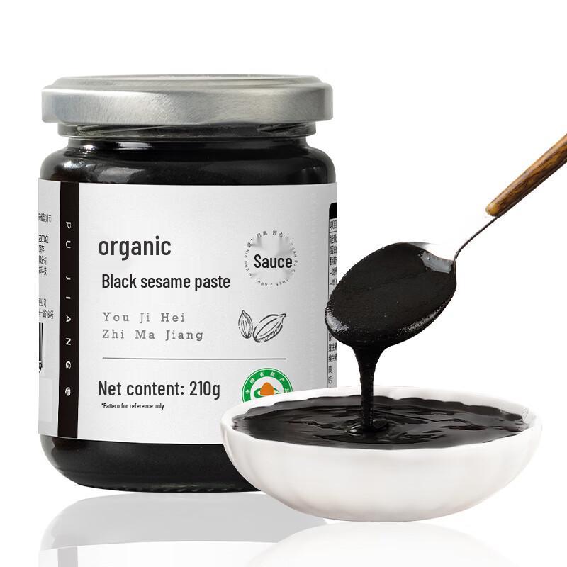 Pujiang Organic Stone-Ground Black Sesame Paste