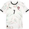 Puma X FPF Collaborazione Trasferta Maglia Portogallo 2025 Logo del Marchio Girocollo Confortevole Manica Corta Maglia da Calcio Uomo maglia Bianco 77920904