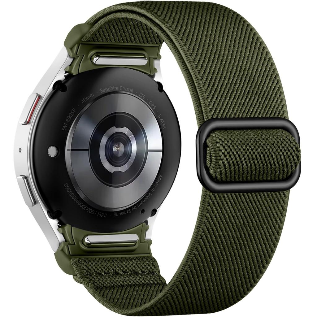 Elastic Nylon Loop Watch Band For Samsung Watch4 5 6 7 Strap Replacement Wristband For Samsung Galaxy Bracelet Correa Accessorie