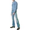 Previous Season Web Trim Embellished Straight Jeans 544674-XDADR-4206