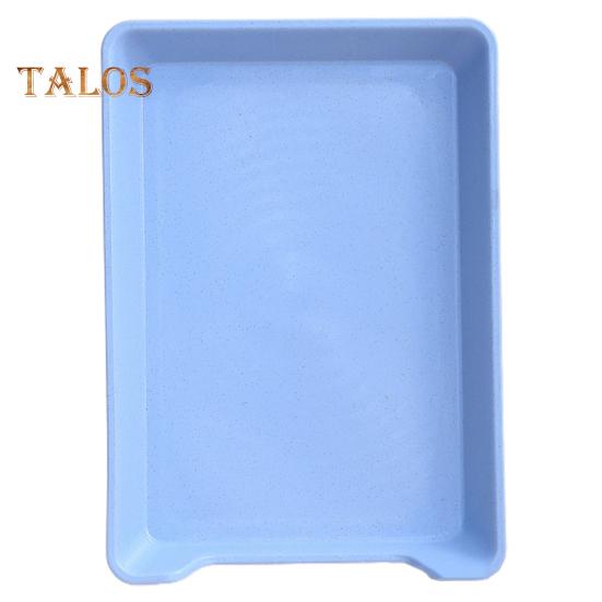 Serviertablett, BPA-frei, Lebensmitteldisplay, wiederverwendbar, tragbar, wiederverwendbar, Kunststoff-Servierplatten, Haushaltsbedarf