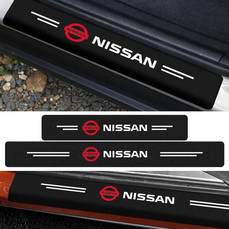 Adesivo Protettore Battitacco in Fibra di Carbonio per Auto per Nissan X Trail T32 Juke Qashqai J11 Almera per Subaru Forester Xv