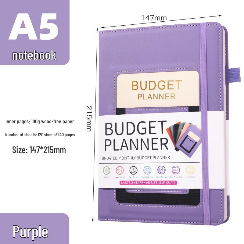 Undated Budget Book: Expense Tracker, Bill Manager & Financial Planner