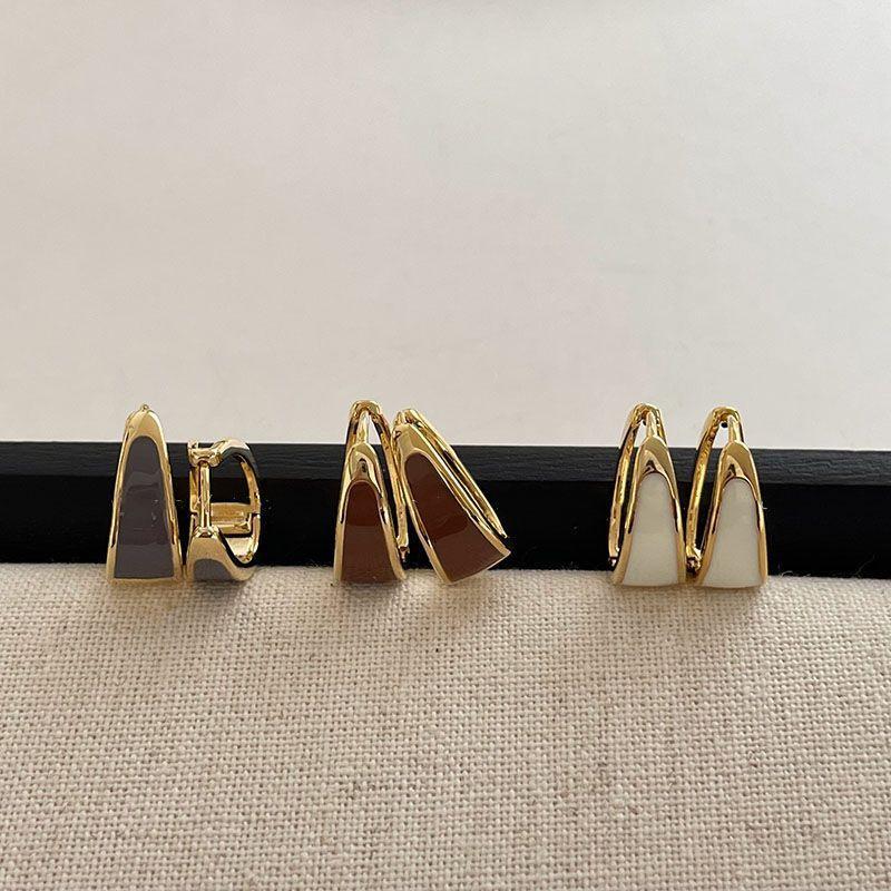 Simple Earrings For Women All Match Minority Earrings Multi-Colored Earrings Can Be Selected