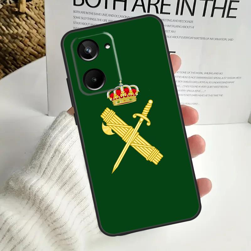 

Чехол с логотипом Национальной полиции Испании для Realme C67 C55 C53 C51 C35 C33 C31 C30 C25s C21Y GT Neo 5 GT5 9 10 11 12 Pro Plus Realme C11 2021