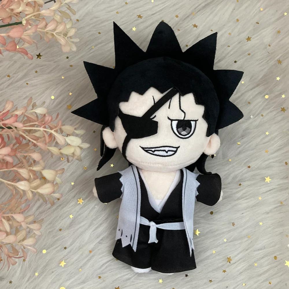 Anime Plush Doll Aizen Sousuke Zaraki Kenpachi Plushie Kuchiki Byakuya Kurosaki Ichigo Plush Toy Cosplay Soft Stuffed Pillow Gif