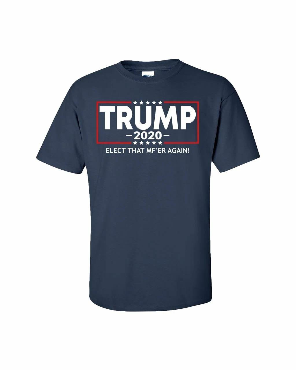 Political Trump 2020 Chosen The Mf  He Adult Again Short Sleeve T-Shirt 3XL