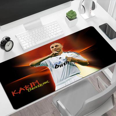 Karim Benzema Celebration Large Mouse Pad Office Mouse Mats Office Mouse Mats Non-Slip Rubber Bottom Gaming Accessories Ideal Gift for Gamers