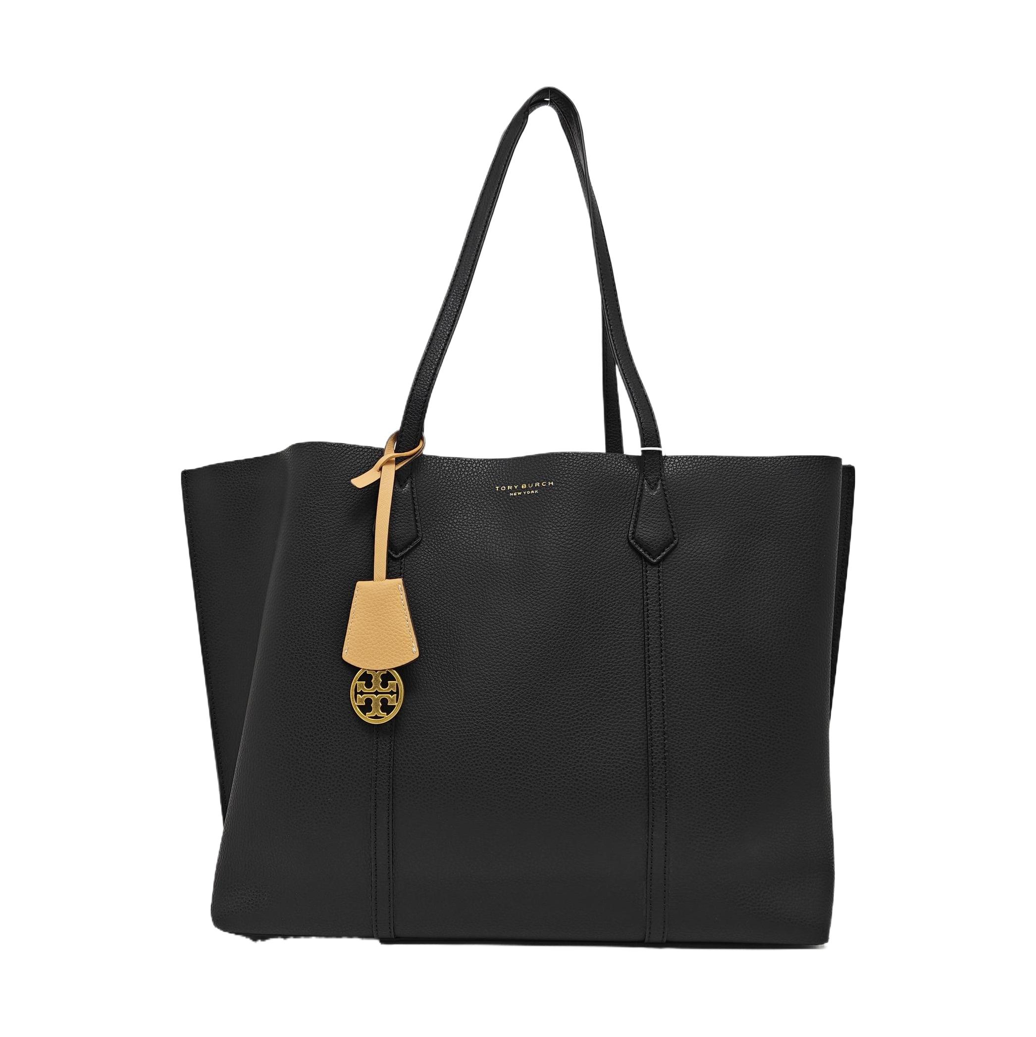 [Pre-Owned] Perry Logo Leather Tote Bag - Very Good #MEZH3M ONE SIZE