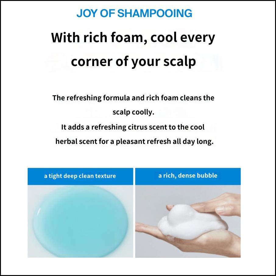 DR.FORHAIR Șampon Răcoritor Folligen Deep Clean 500ml Curățător Răcoritor și Revigorant pentru Scalp Gras