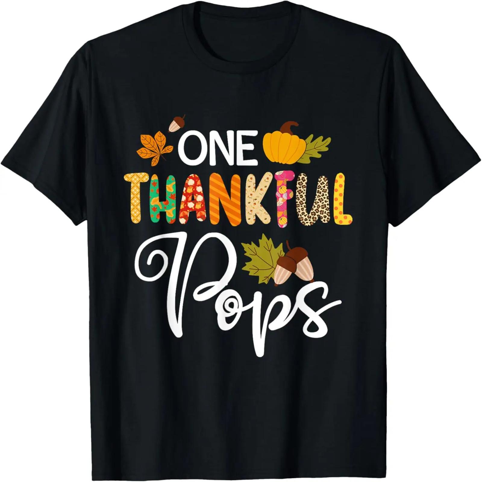 Thankful Grateful Blessed Happy Thanksgiving Day Funny Gifts T-Shirt S