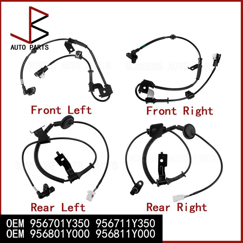 New OEM 956701Y350 956711Y350 956801Y000 956811Y000 Front & Rear ABS Wheel Speed Sensor for KIA PICANTO II TA 1.0 1.2 2011-2017