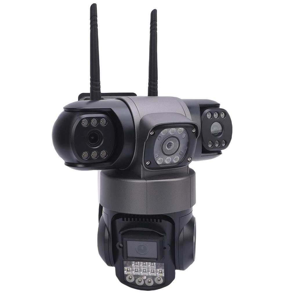 2MP Triple Lens Security Camera 2.4GHz WiFi Security Camera with Motion Detection 2 Way Talk Smart