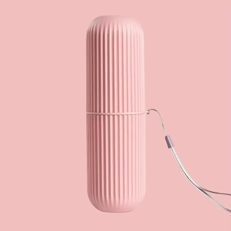 1Pc Portable Toothbrush Cup Bathroom Toothpaste Holder Storage Case Box Organizer Travel Toiletries Storage Cup New Creative