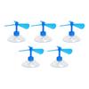 5pcs Helmet Dragonfly Decor Motorcycle Bike Helmet Propeller PVC Lightweight Suction Cup Helmet Decoration