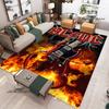 3D Rock Band AC/DC Printed Carpet Yoga Mat Non-slip Carpet Kitchen Mat Room Decor Carpets for Living Room Area Rug Birthday Gift