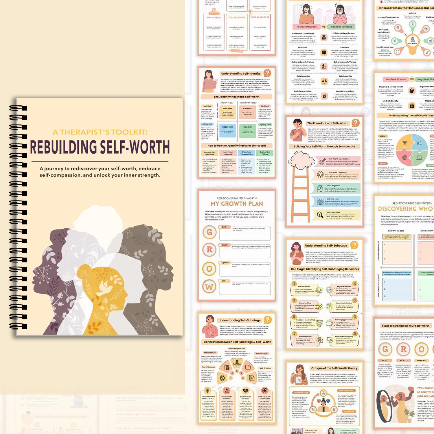 Global Self-Worth Rebuild Guide: Personal Growth Journal Other
